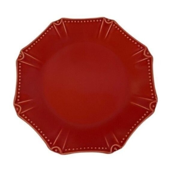 skyros designs Other - Skyros Designs Isabella Dinner Plate 10.5” Venetian Red Handmade in Portugal